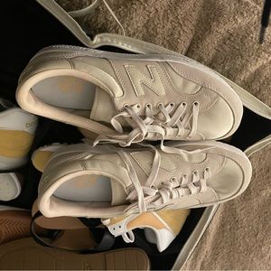Brand new white and cream, new balance sneakers